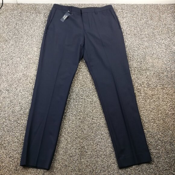 NWT 2023 J Crew Pants Four Season Wool Thompson Tapered Blue Mens 33x32 $168 - Picture 1 of 12